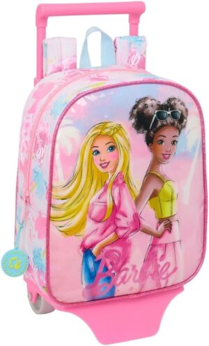 Cartable à roulettes Barbie Painterly multicolore 3
