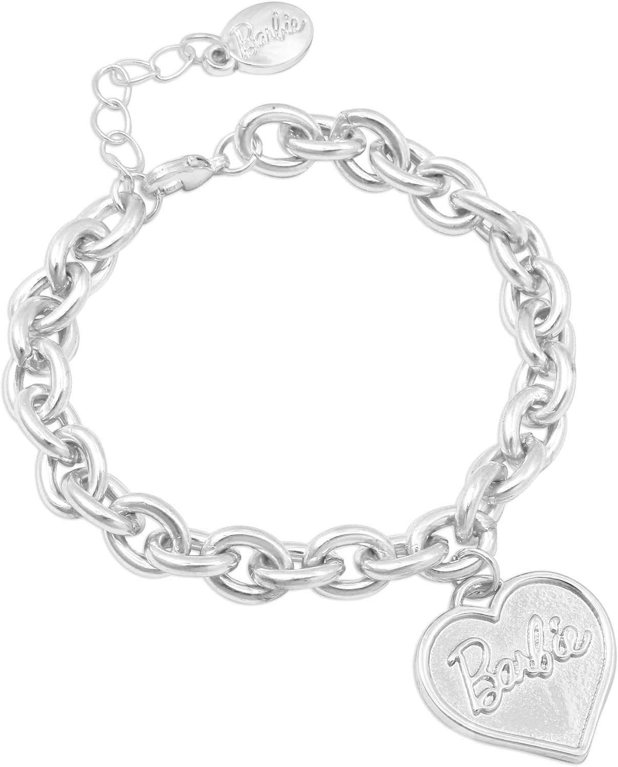 Bracelet Barbie à chaîne épaisse avec cœur en zinc – Image 4