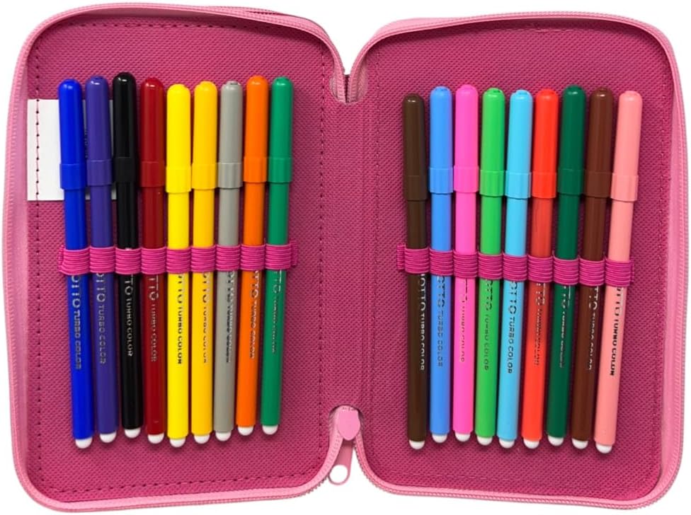 Trousse Barbie 3 zip avec 44 pièces de papeterie – Image 6