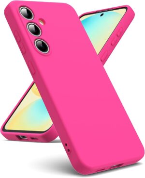 Coque Barbie Poudre en silicone liquide pour Samsung Galaxy S24 FE 5G