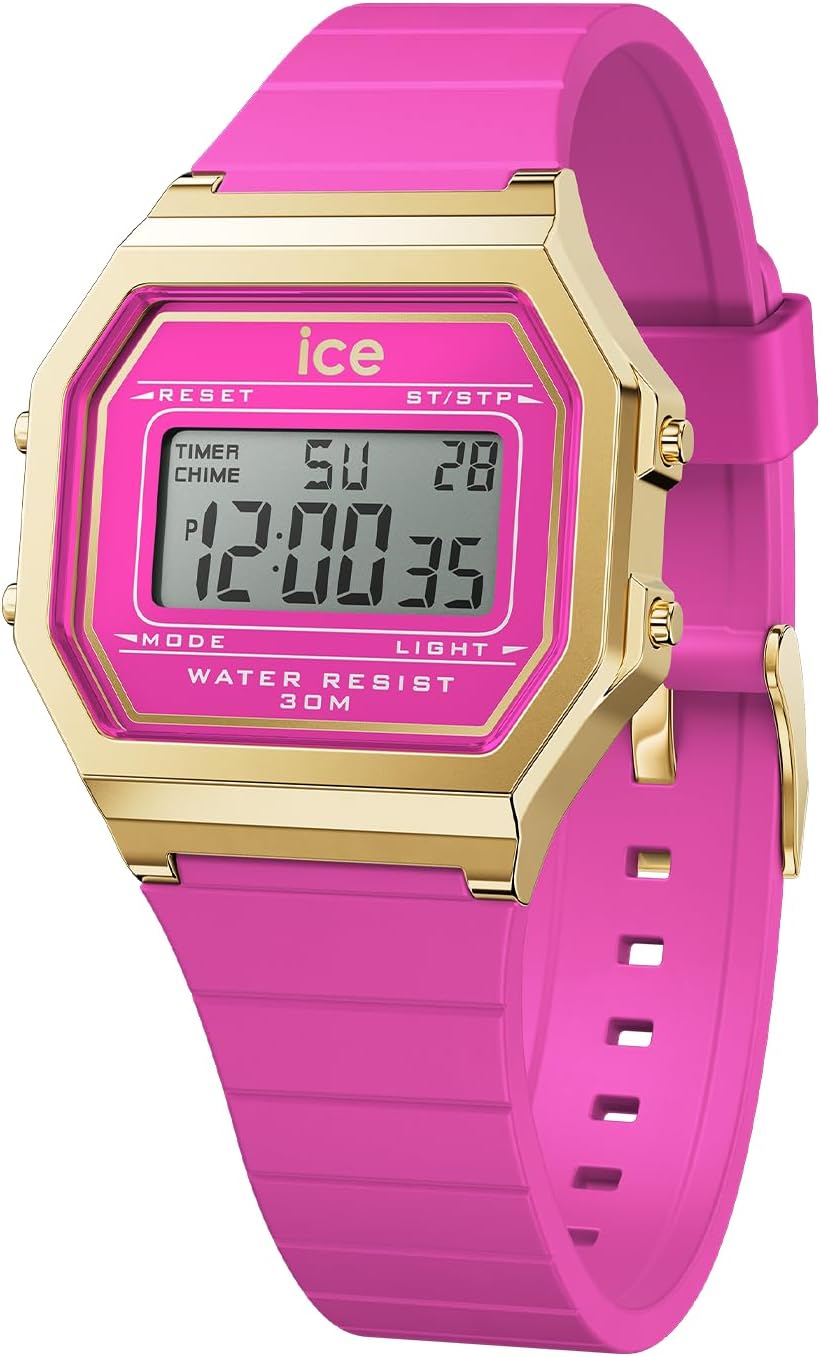 Montre digitale rétro Barbie rose ICE-WATCH, boîtier 32 mm