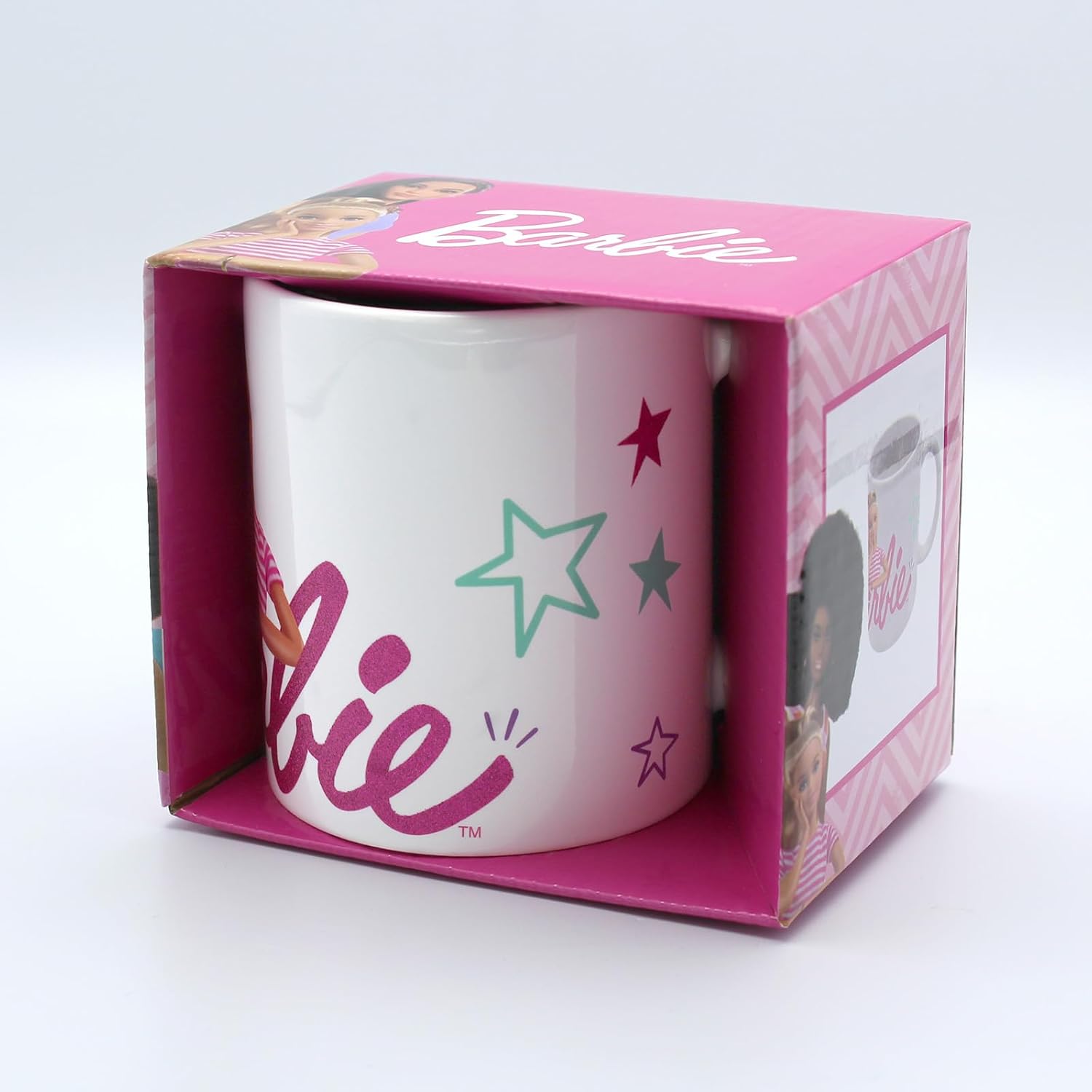 Tasse Barbie en céramique 320 ml à motif coloré – Image 5