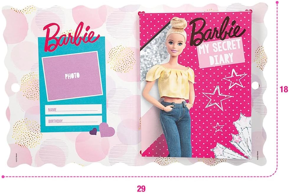 Barbie My Secret Diary Lisciani, journal intime à personnaliser – Image 3