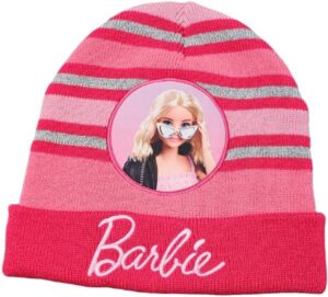Bonnet d'hiver Barbie Fuchsia taille unique