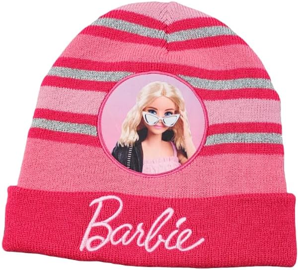 Bonnet d'hiver Barbie Fuchsia taille unique