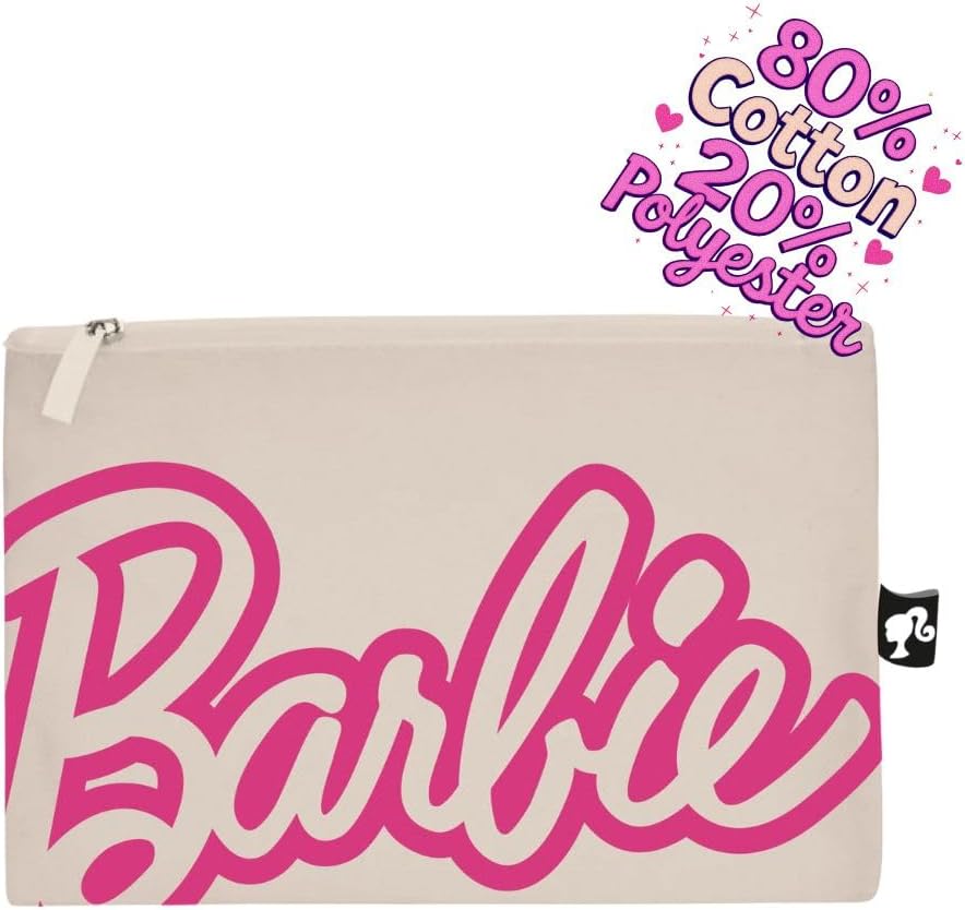 Trousse de toilette Barbie en coton 22,5 x 16 cm – Image 4