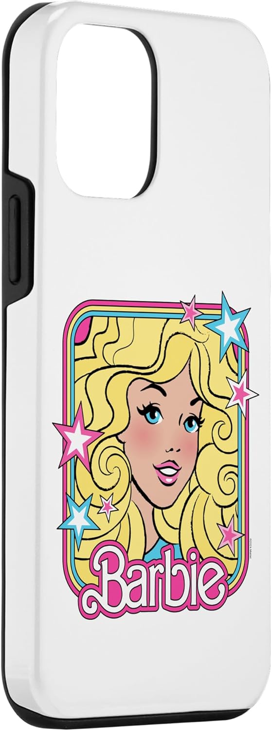 Coque Barbie iPhone 12 mini, portrait des années 70 et étoiles – Image 3