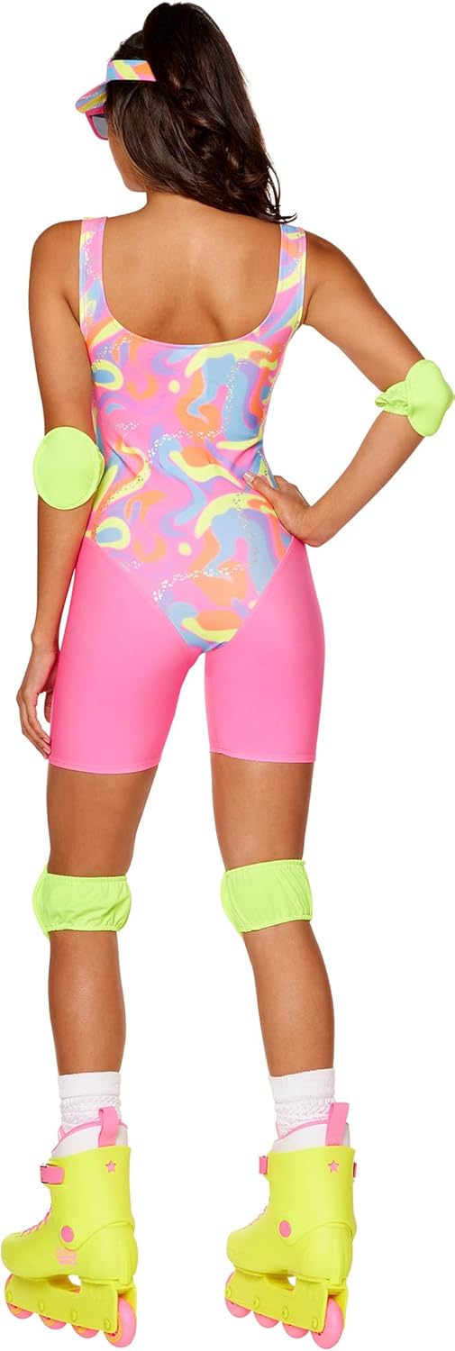 Costume adulte Barbie de patinage avec accessoires – Image 2