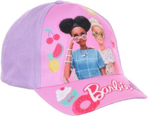 Casquette Barbie d'été à visière réglable pour enfants