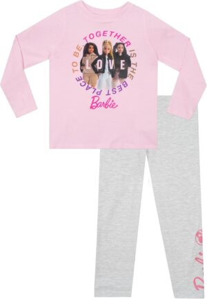 Ensemble pyjama Barbie fille à manches longues