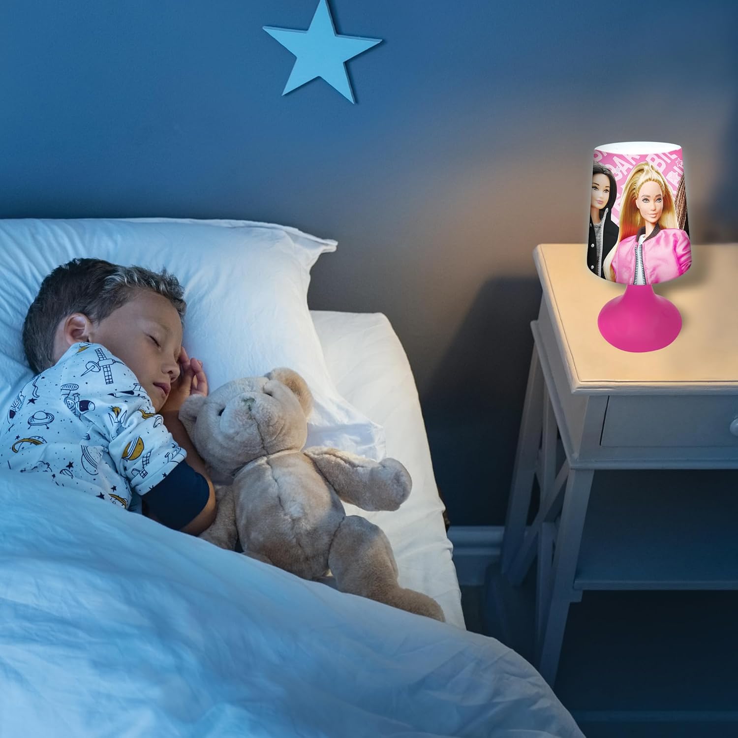 Mini veilleuse de chevet Barbie sans fil rose MLT10BB – Image 8
