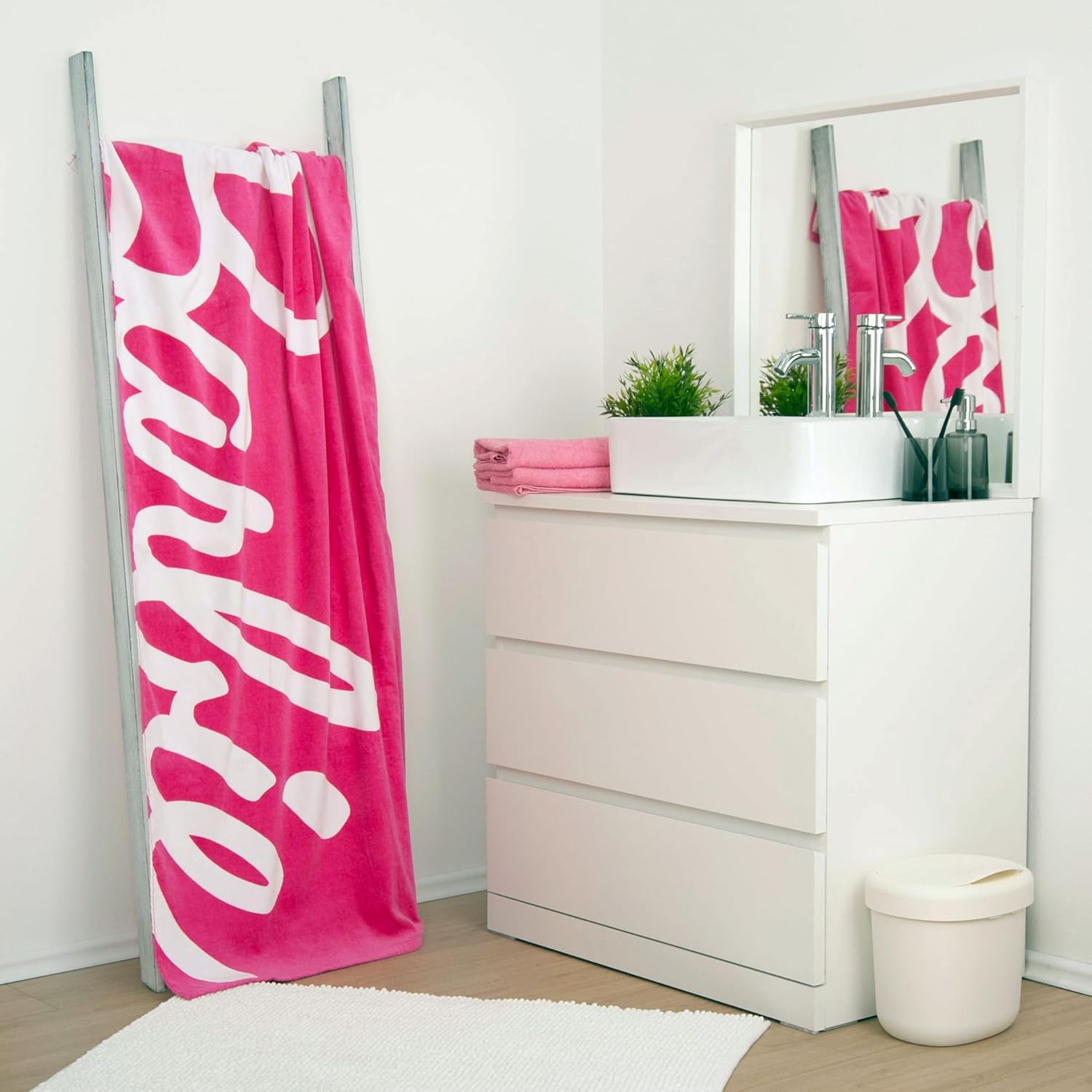 Serviette de bain Barbie en coton velours 75 x 150 cm – Image 6