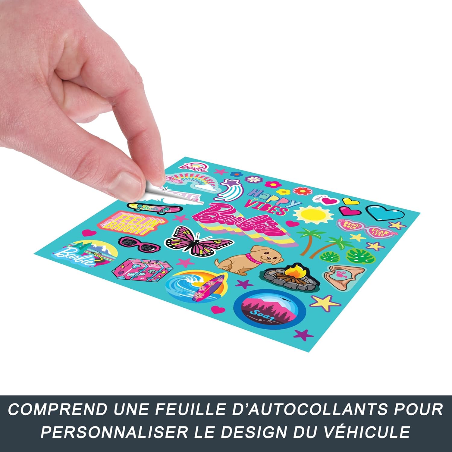Barbie Hot Wheels véhicule tout terrain télécommandé pour 2 poupées HTP53 – Image 5