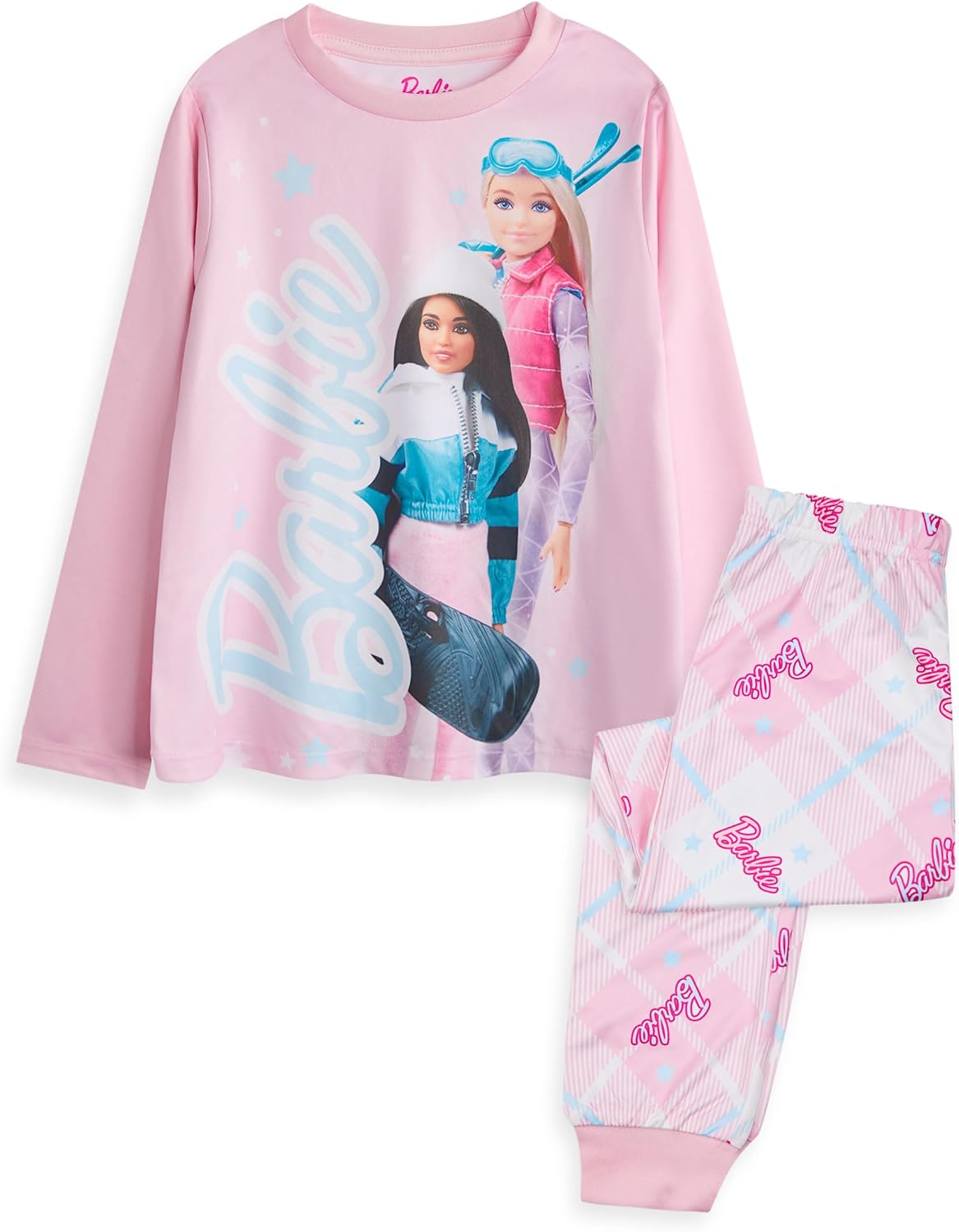 Pyjama Barbie hiver ski et snowboard à manches longues