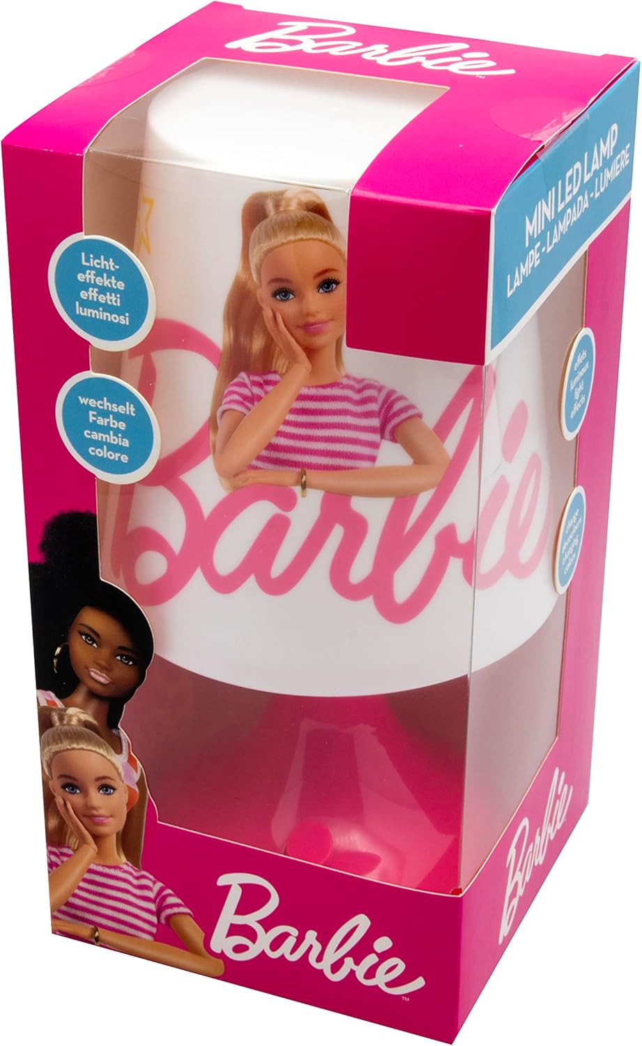 Mini lampe Barbie LED à piles 10 x 10 x 19 cm – Image 2