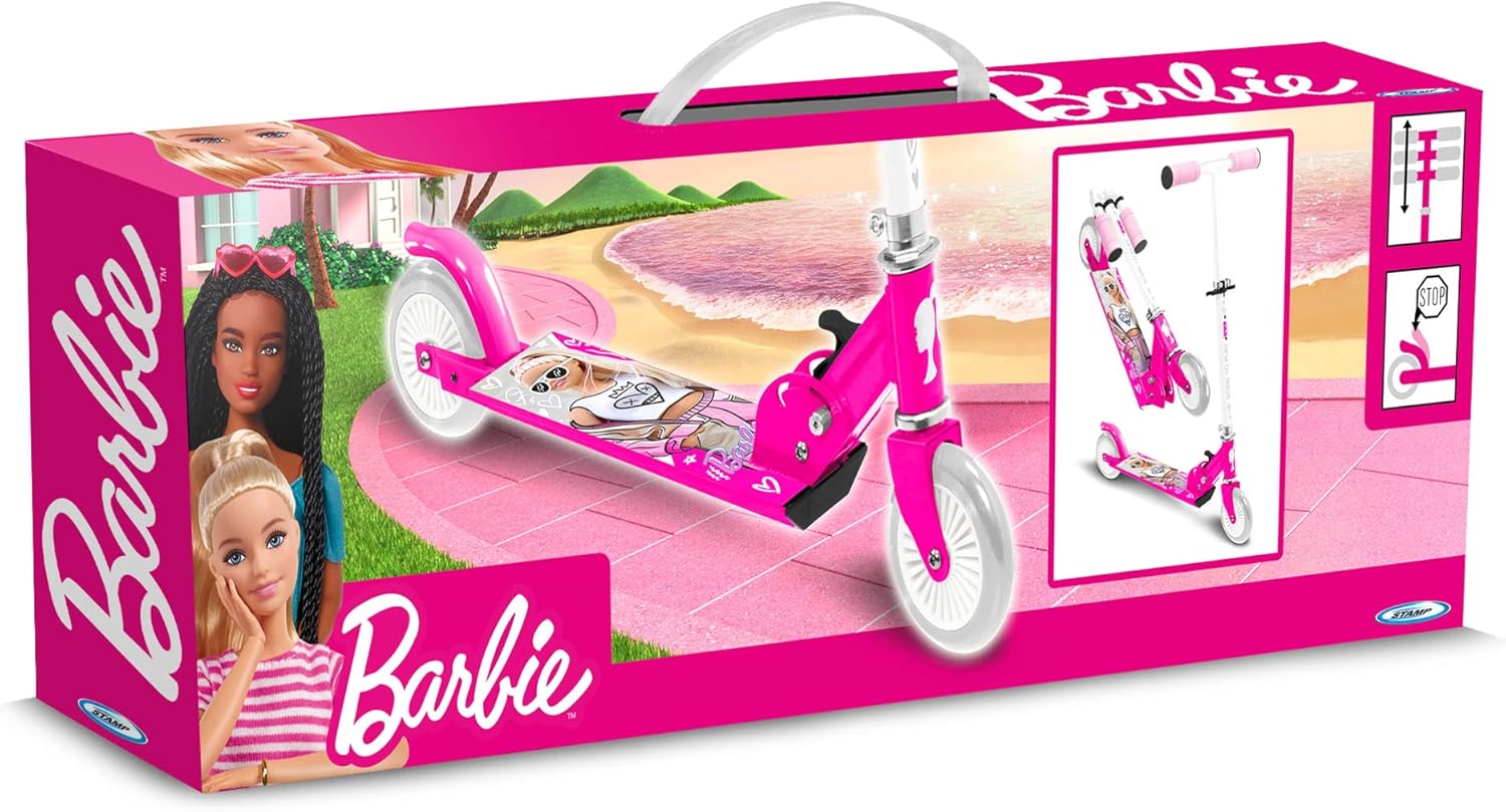 Trottinette Barbie pliable ABEC 5 à hauteur ajustable – Image 3