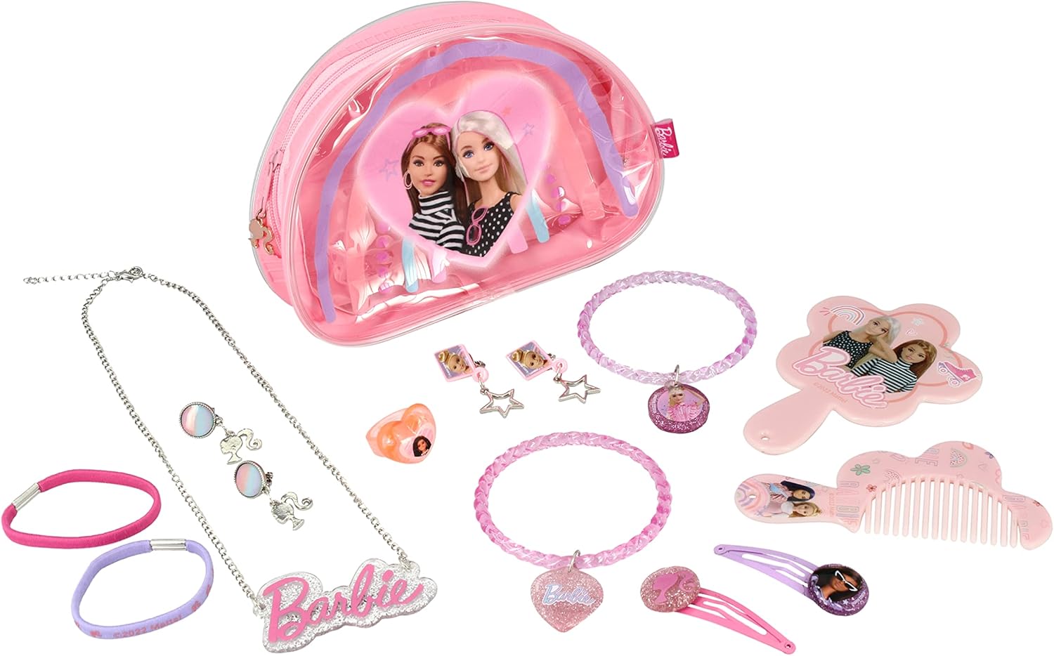 Barbie coffret 15 pièces bijoux et accessoires de coiffure avec bague dès 3 ans – Image 4