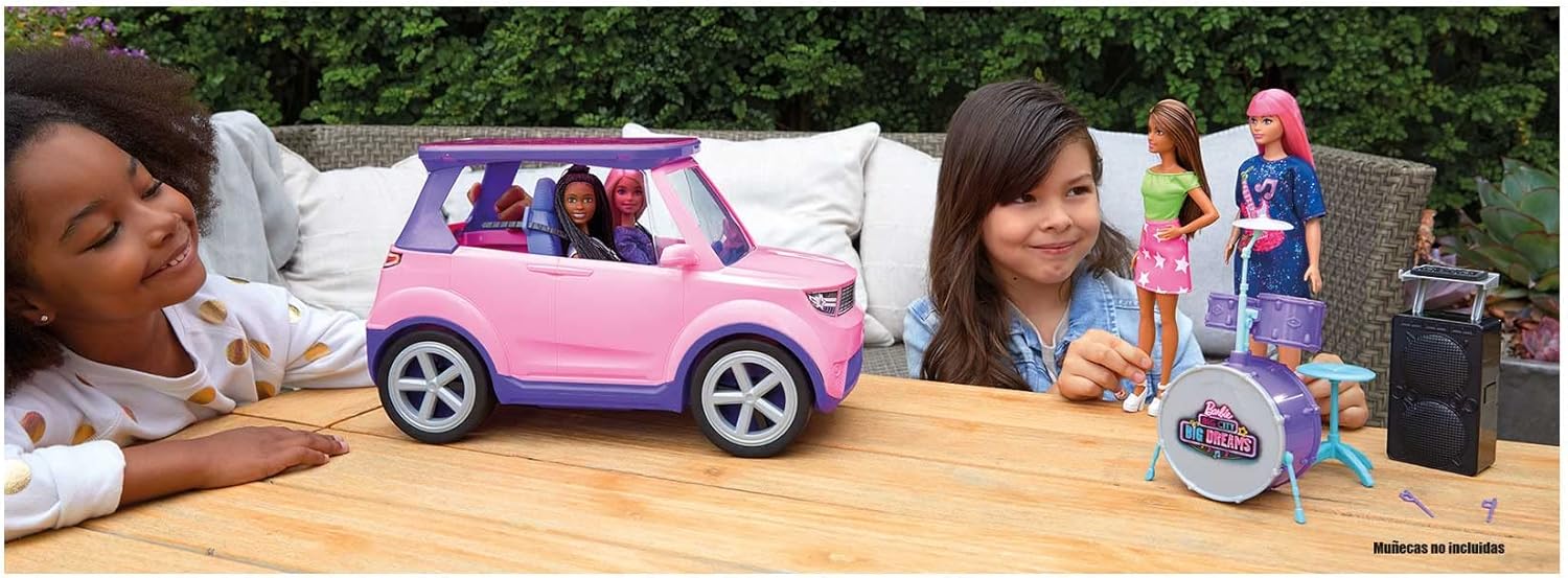 Barbie Big City Big Dreams voiture concert transformable avec 20 accessoires – Image 5