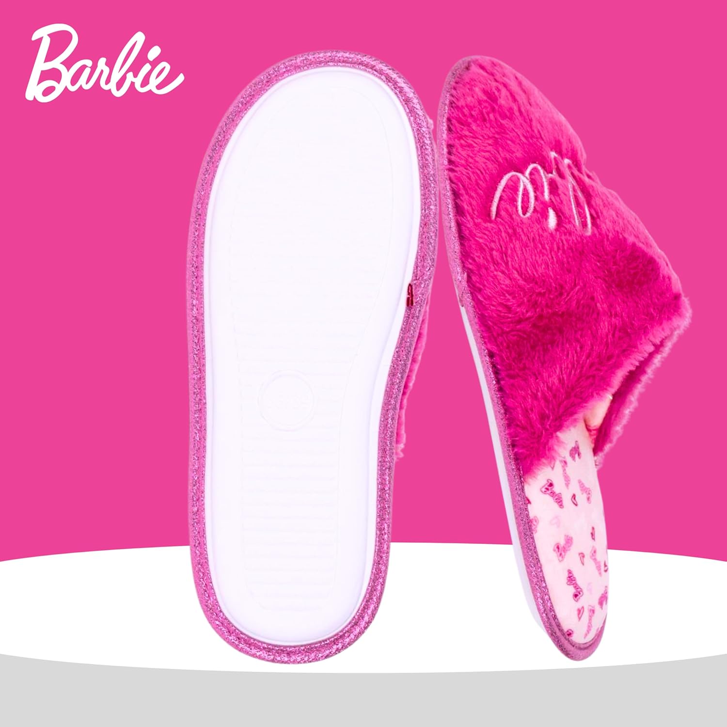 Chaussons maison Barbie femme semelle antidérapante – Image 3