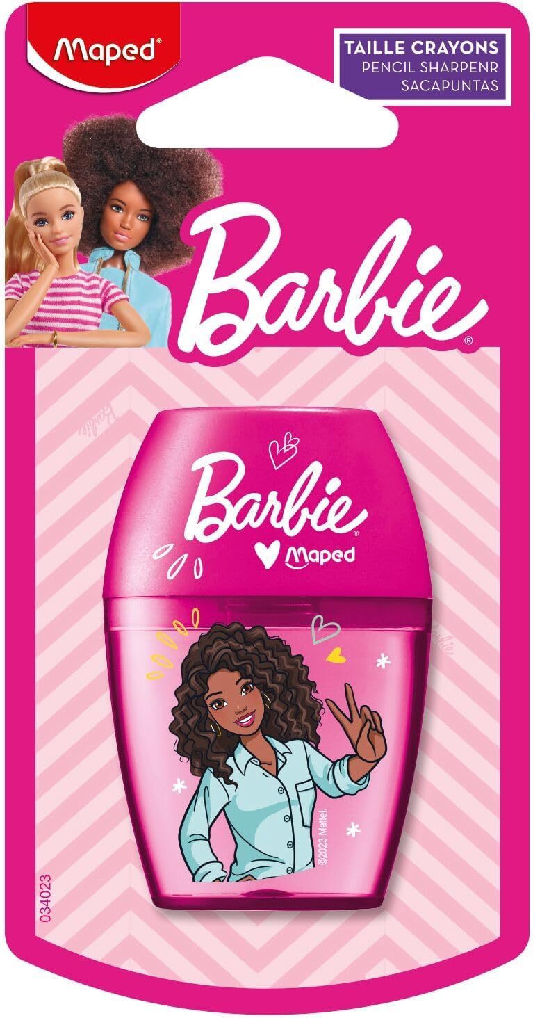 Taille-crayons Barbie Maped 1 trou avec réserve
