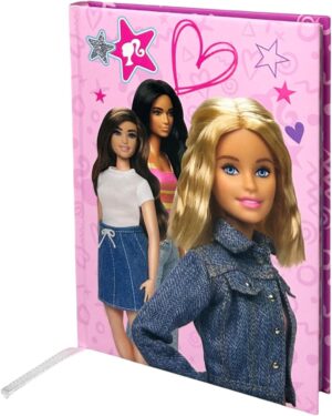 Agenda scolaire Barbie rose 10 mois, format 20 x 15 x 2 cm