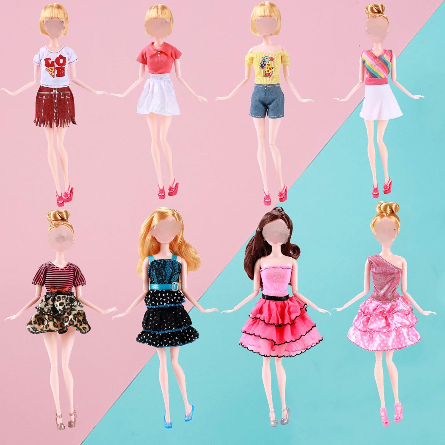Ensemble Barbie de 40 vêtements et accessoires pour poupée 29,2 cm – Image 7