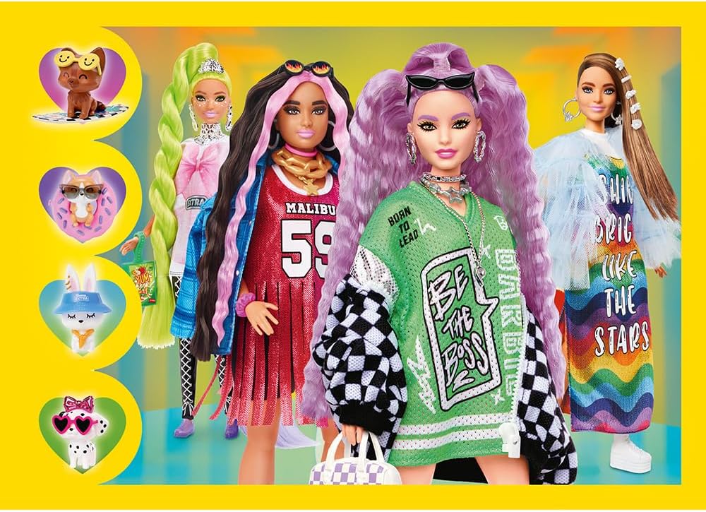 Barbie Le Monde Joyeux, coffret puzzles 4 en 1 de 35 à 70 pièces – Image 7