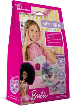 Barbie Princess Style Mon Premier Spa Zen, coffret savons et sels de bain