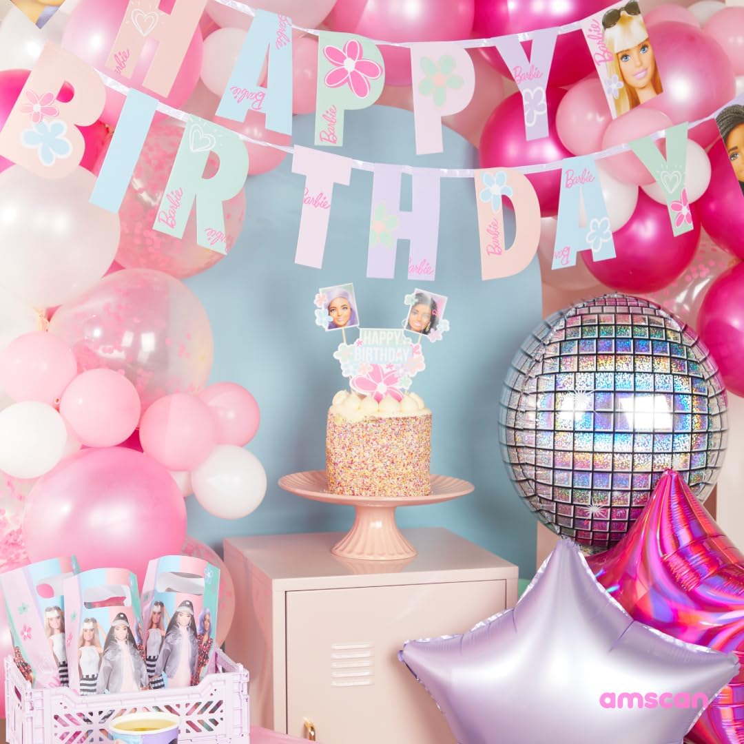 Barbie Douce Vie, bannière de lettres Happy Birthday – Image 2