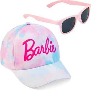Ensemble Barbie avec casquette légère et lunettes de soleil UV400 pour fille
