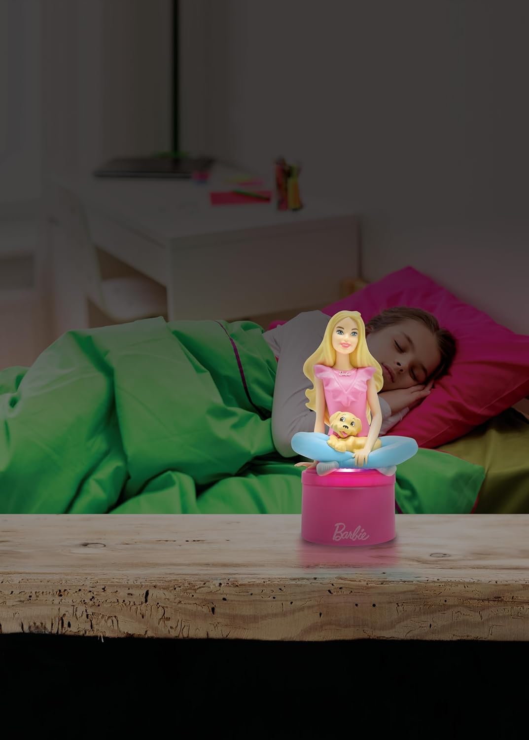 Veilleuse de poche Barbie LED rose Lexibook NLJ01BB – Image 3