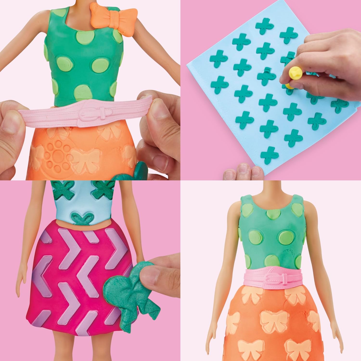 Recharge Barbie Play-Doh perles et nœuds, pack d'accessoires – Image 3