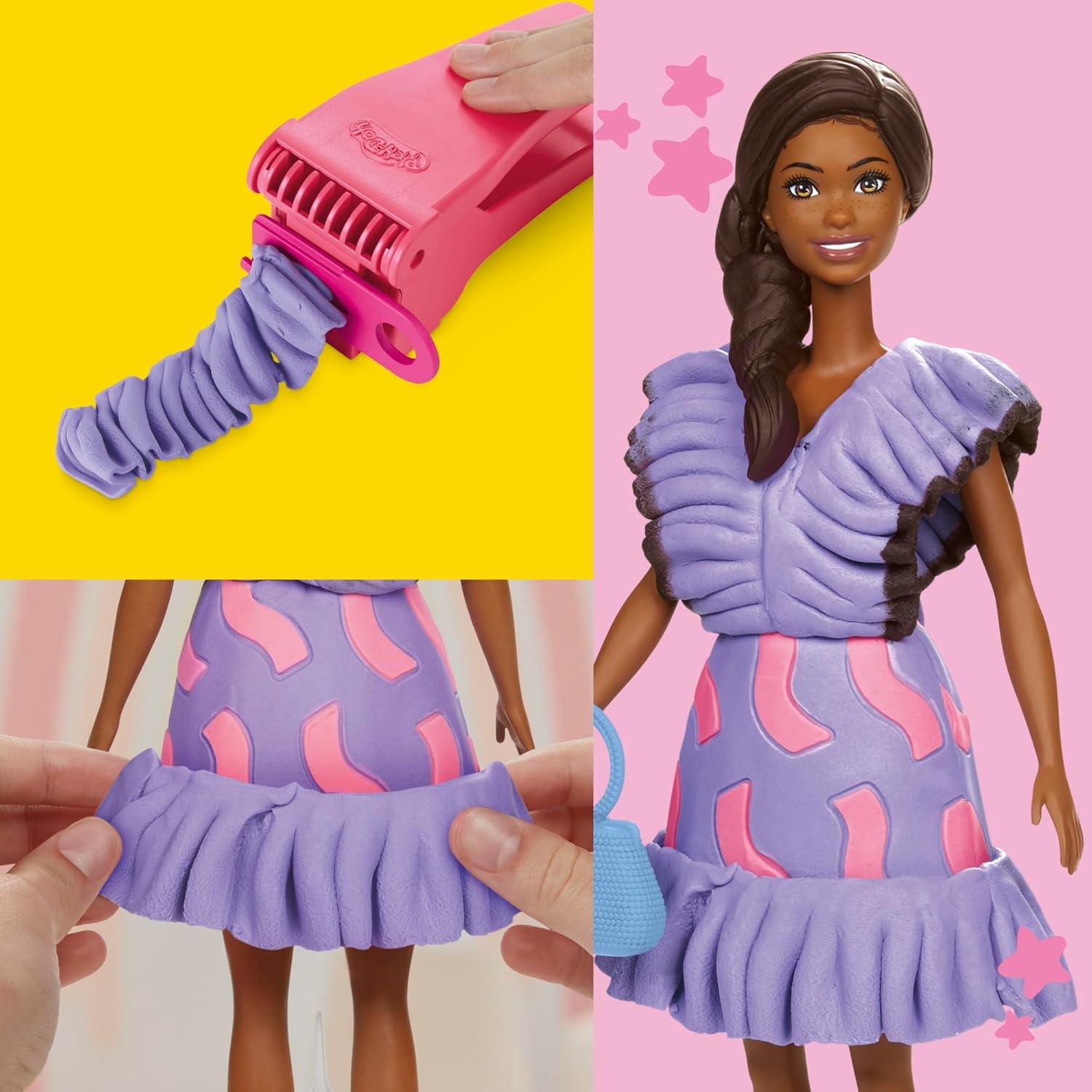 Coffret Play-Doh Barbie Style Fashionista avec poupée Barbie de 29 cm – Image 7