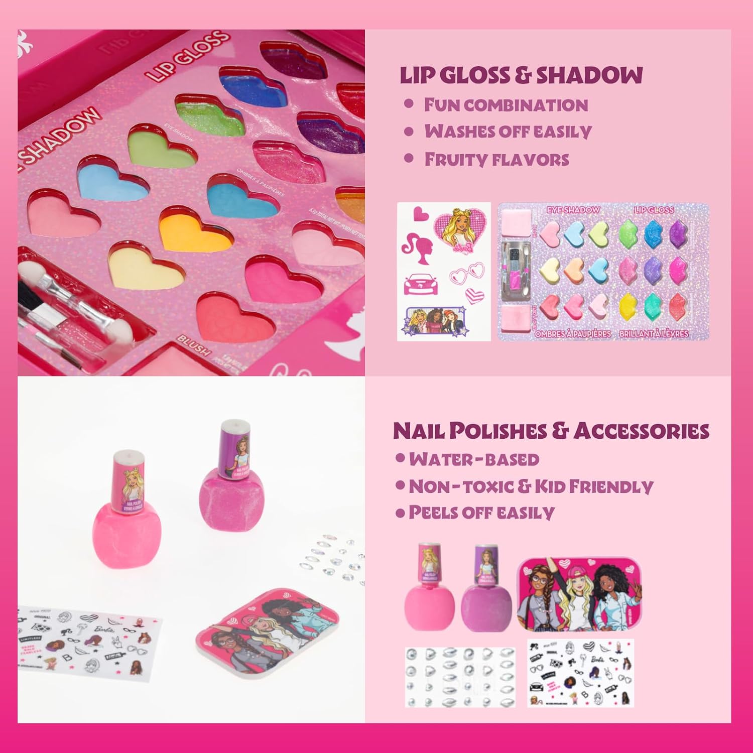 Barbie coiffeuse beauté avec miroir lumineux et accessoires – Image 5