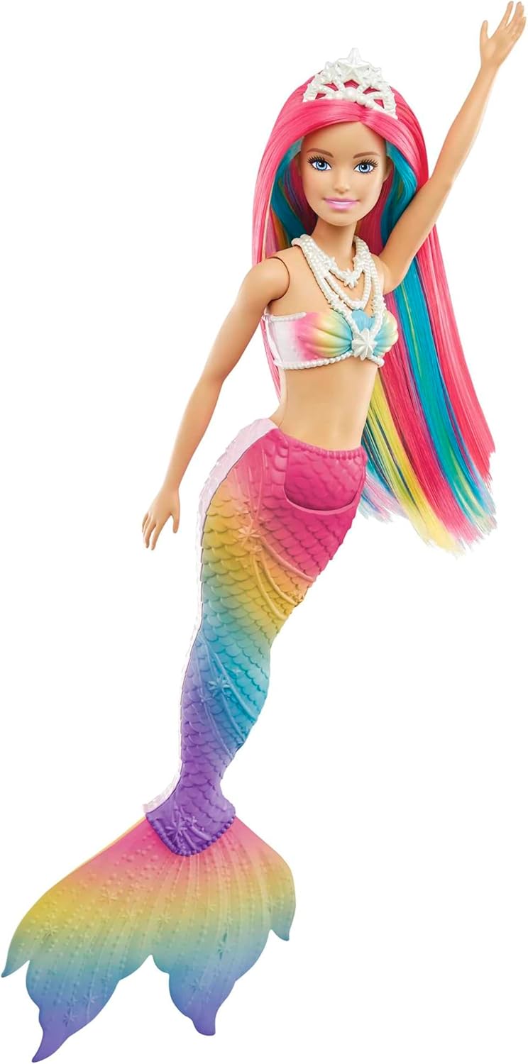 Barbie Dreamtopia Sirène Arc-en-Ciel Magique à changement de couleur GTF89 – Image 5