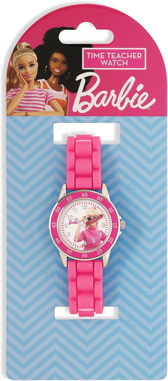 Montre Barbie analogique BAB9003 avec bracelet en silicone rose – Image 4