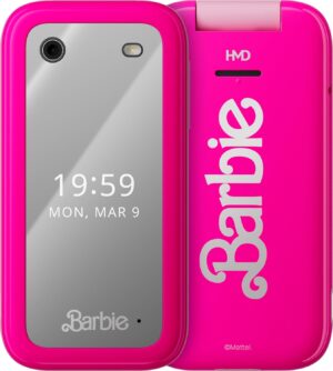 Barbie Phone HMD à clapet avec double affichage et miroir