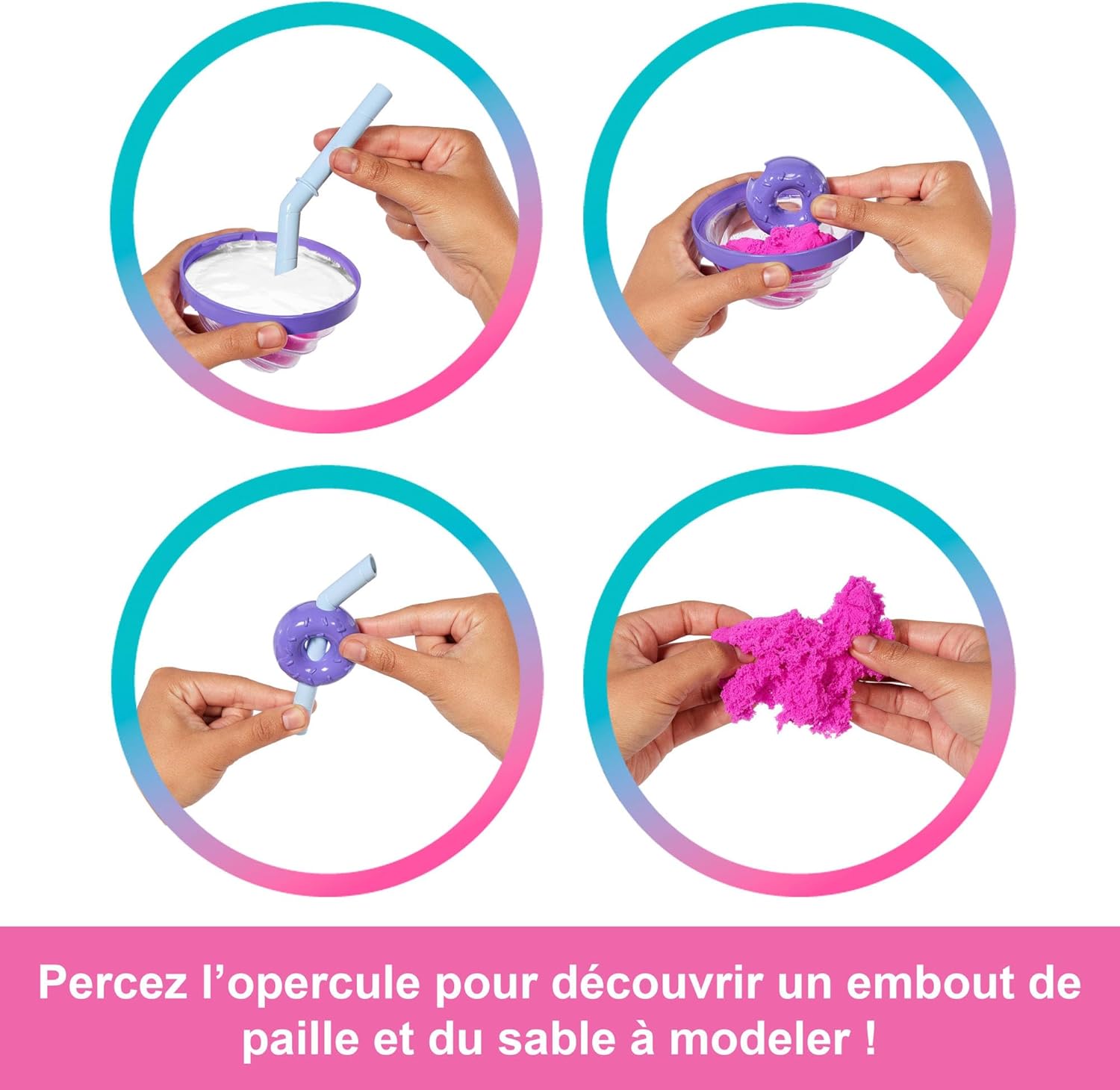 Barbie Pop Reveal série Treat Délices de donuts, 8 surprises et accessoires JFY60 – Image 3