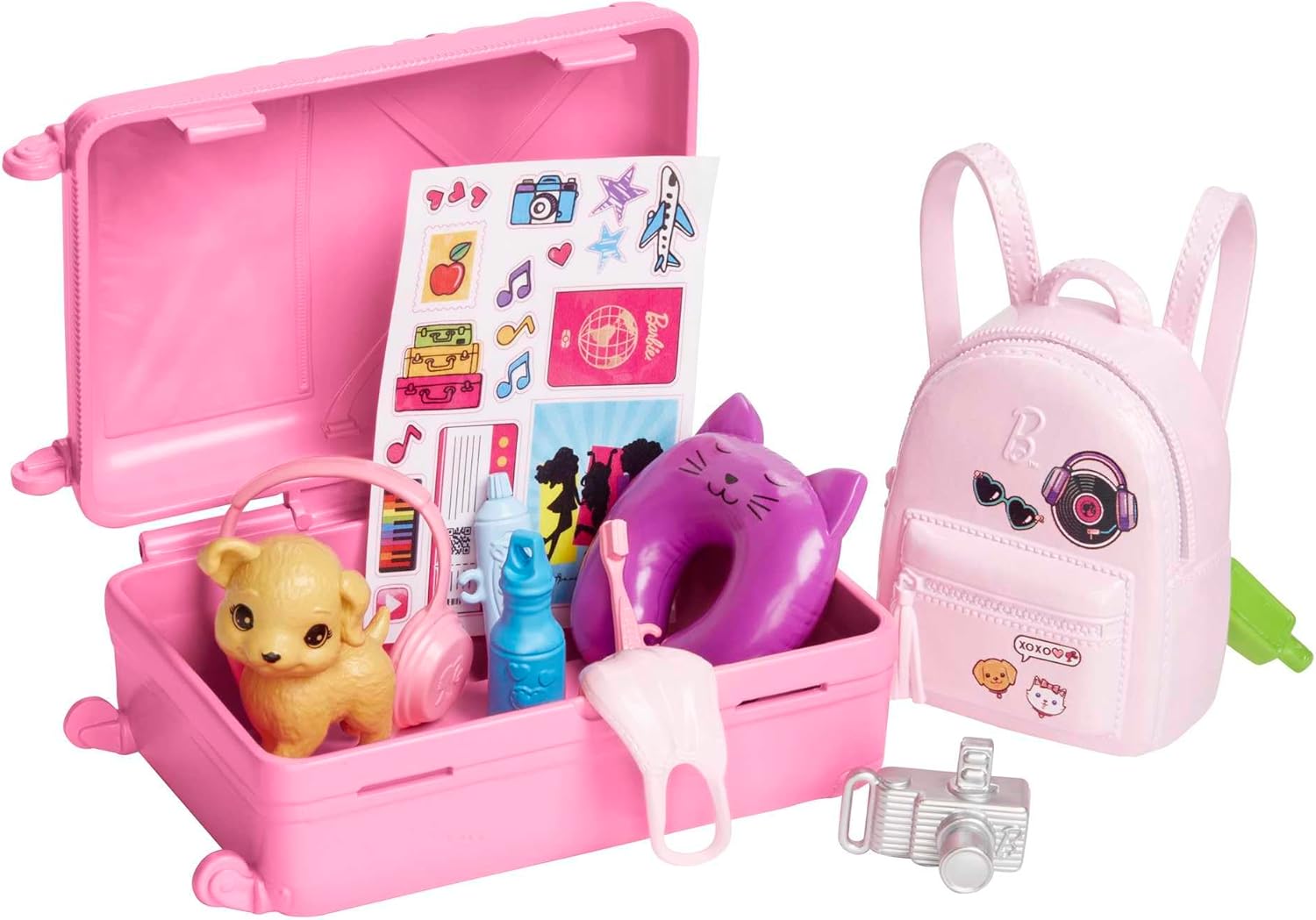 Coffret voyage Barbie Malibu avec chiot et plus de 10 accessoires – Image 4