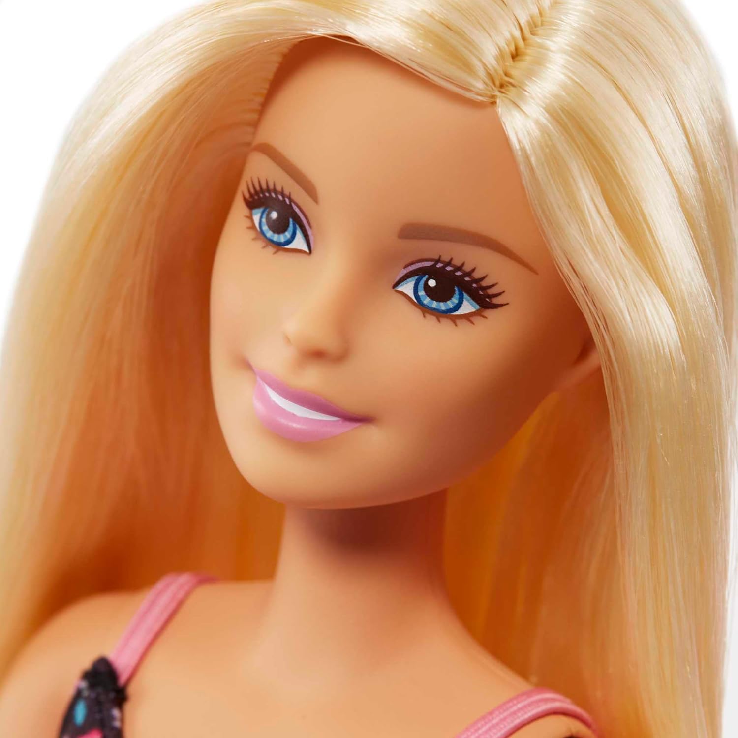 Coffret supermarché Barbie FRP01 avec poupée à robe fleurie et caisse – Image 3