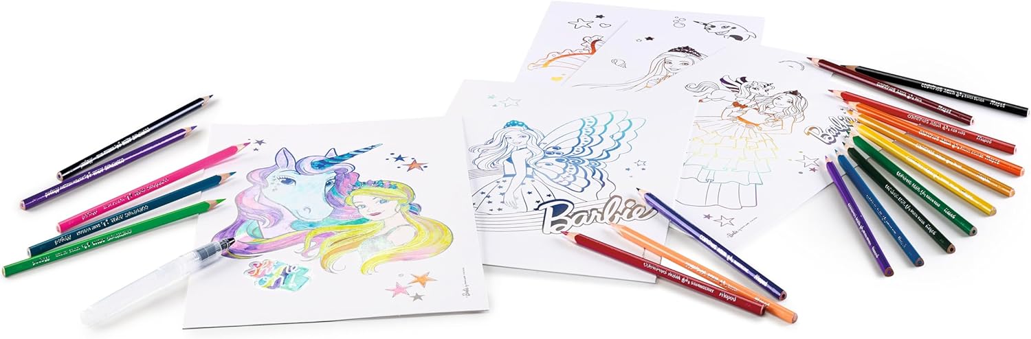 Barbie Aqua'Art Maped Creativ avec 5 affiches A4 métallisées – Image 6