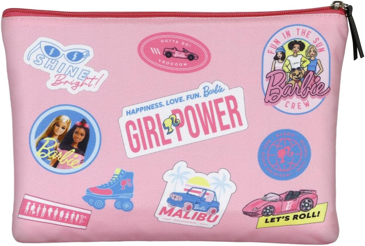 Trousse de toilette Barbie Malibu Soleil rose avec compartiment 30,5 x 22,5 cm – Image 2