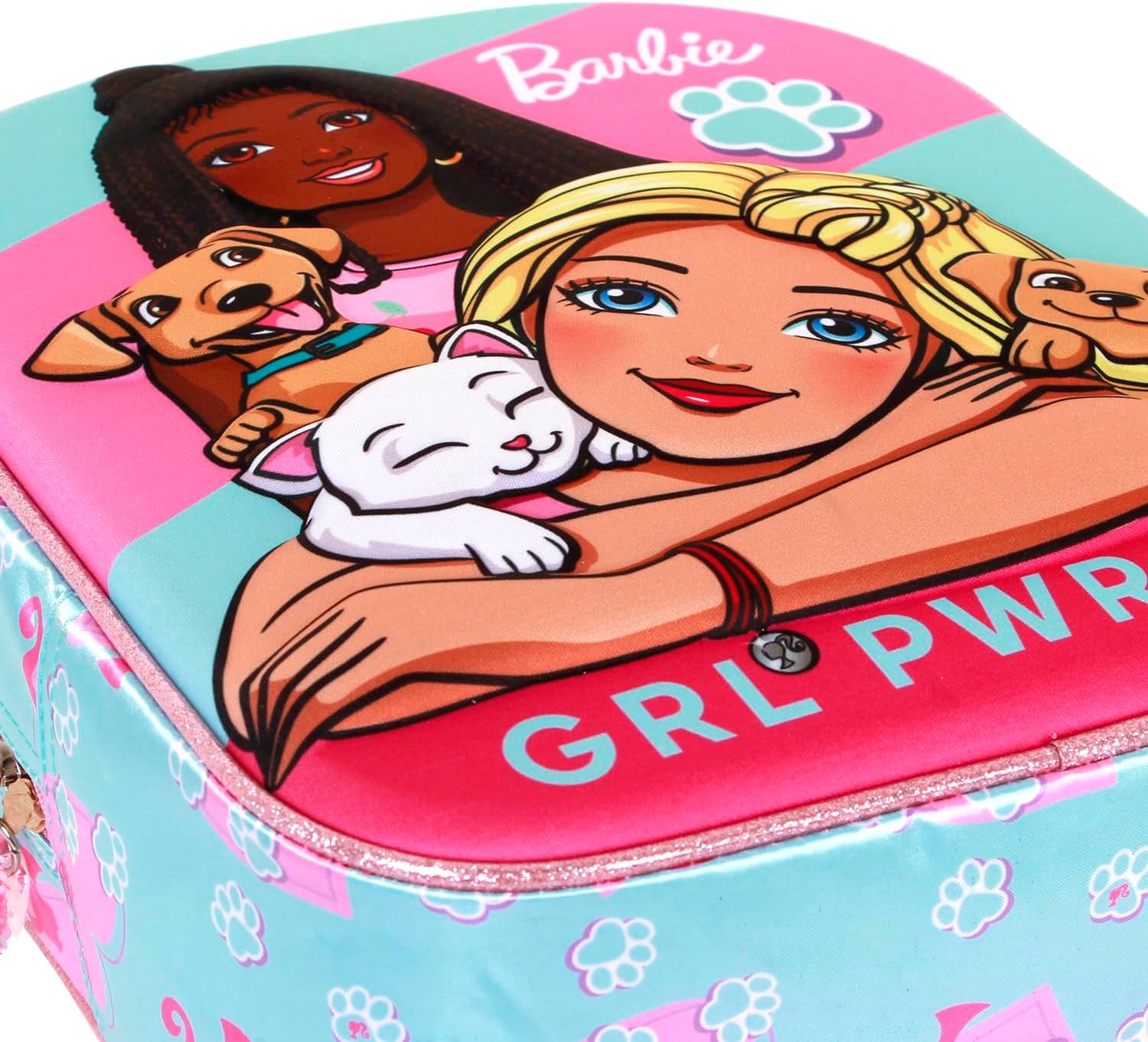 Sac à dos Barbie Pets Elite 3D rose, capacité 7 L – Image 4