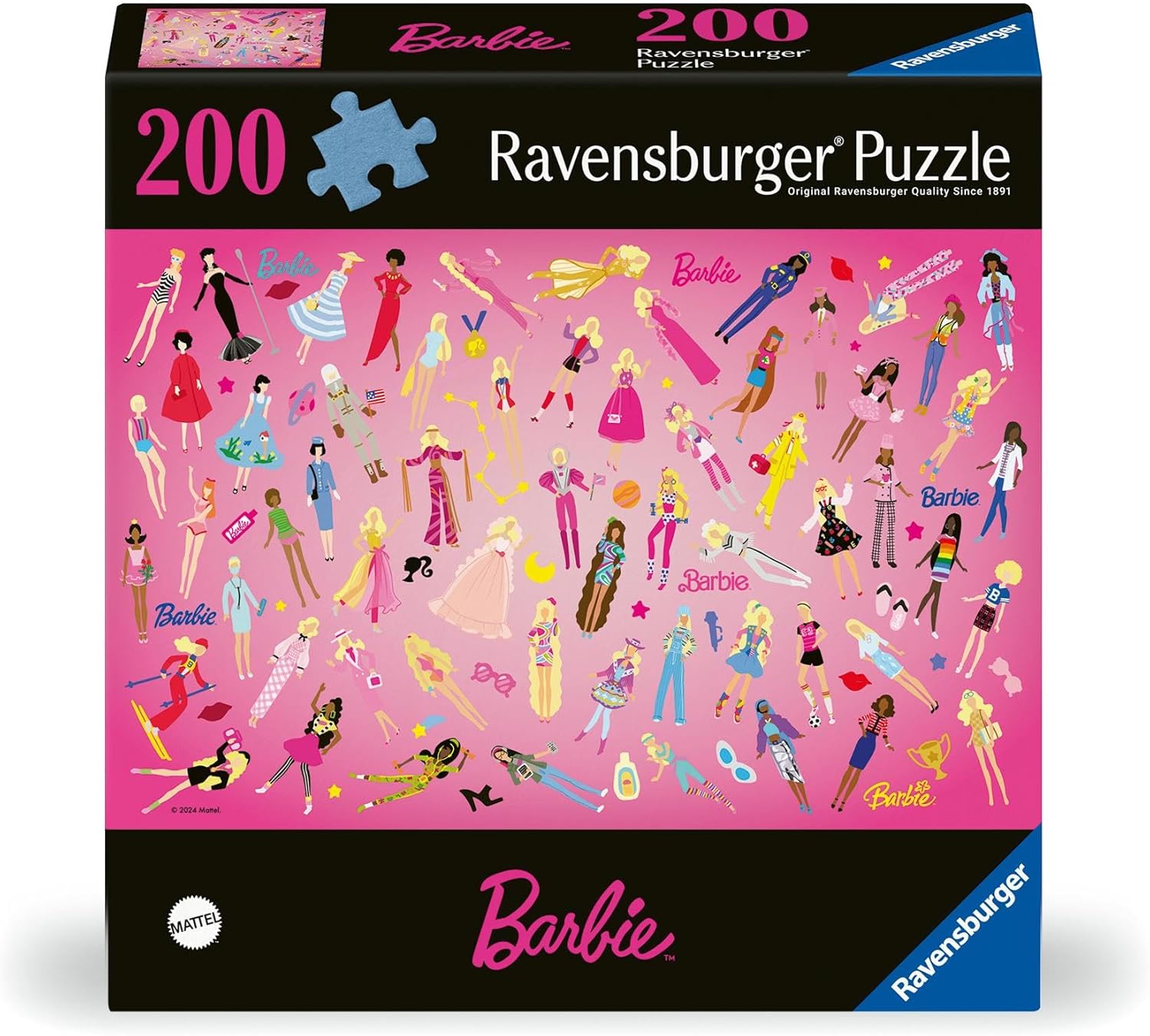 Puzzle Barbie 200 pièces Ravensburger 12001492 Inspiring Girls Since 1959