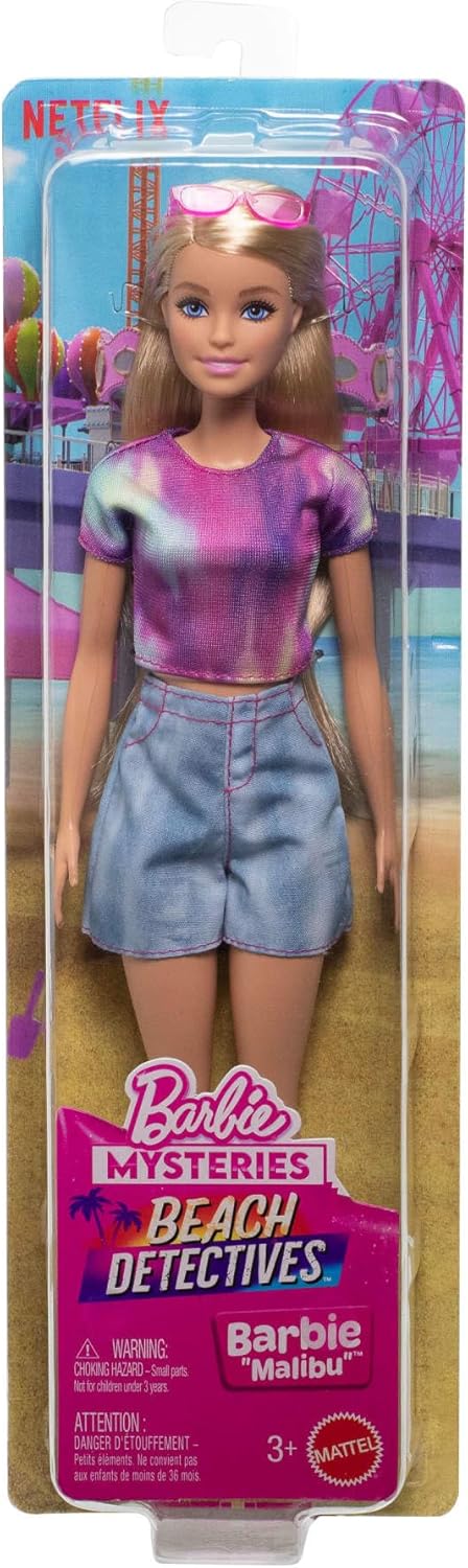 Barbie Les Mystères de Barbie Malibu, tenue amovible et accessoires JFV63 – Image 6