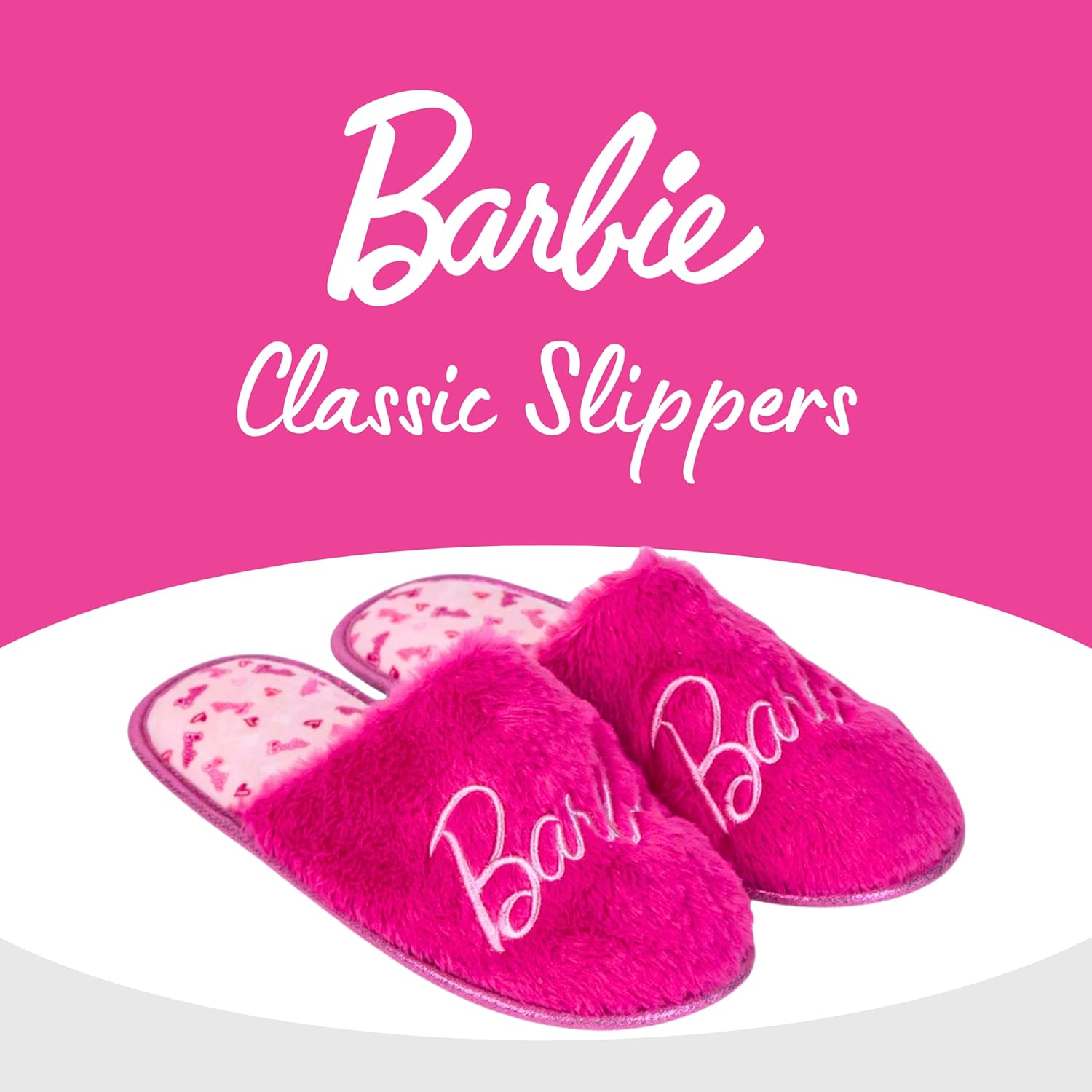 Chaussons maison Barbie femme semelle antidérapante – Image 2
