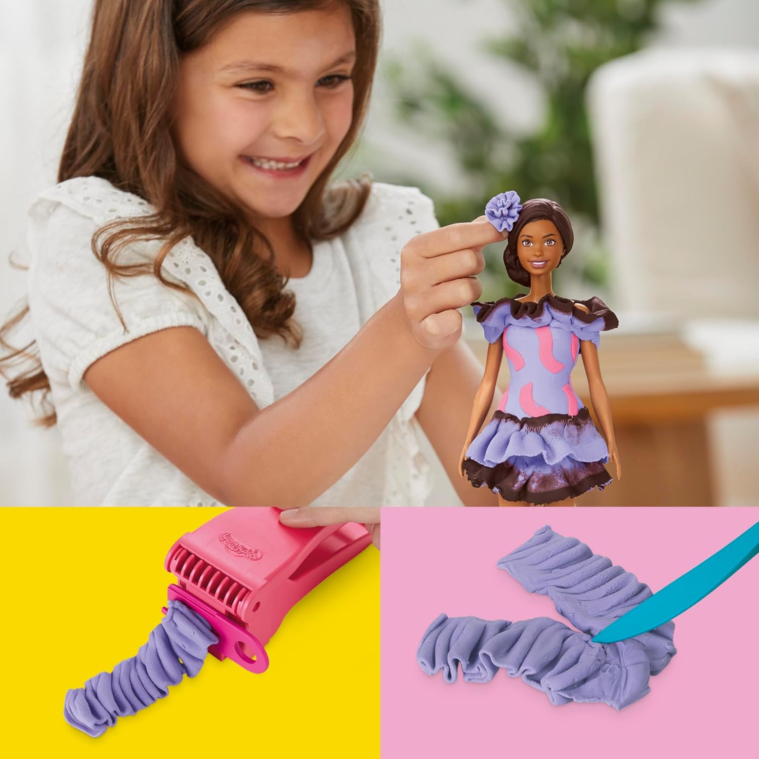 Coffret Play-Doh Barbie Style Fashionista avec poupée Barbie de 29 cm – Image 6