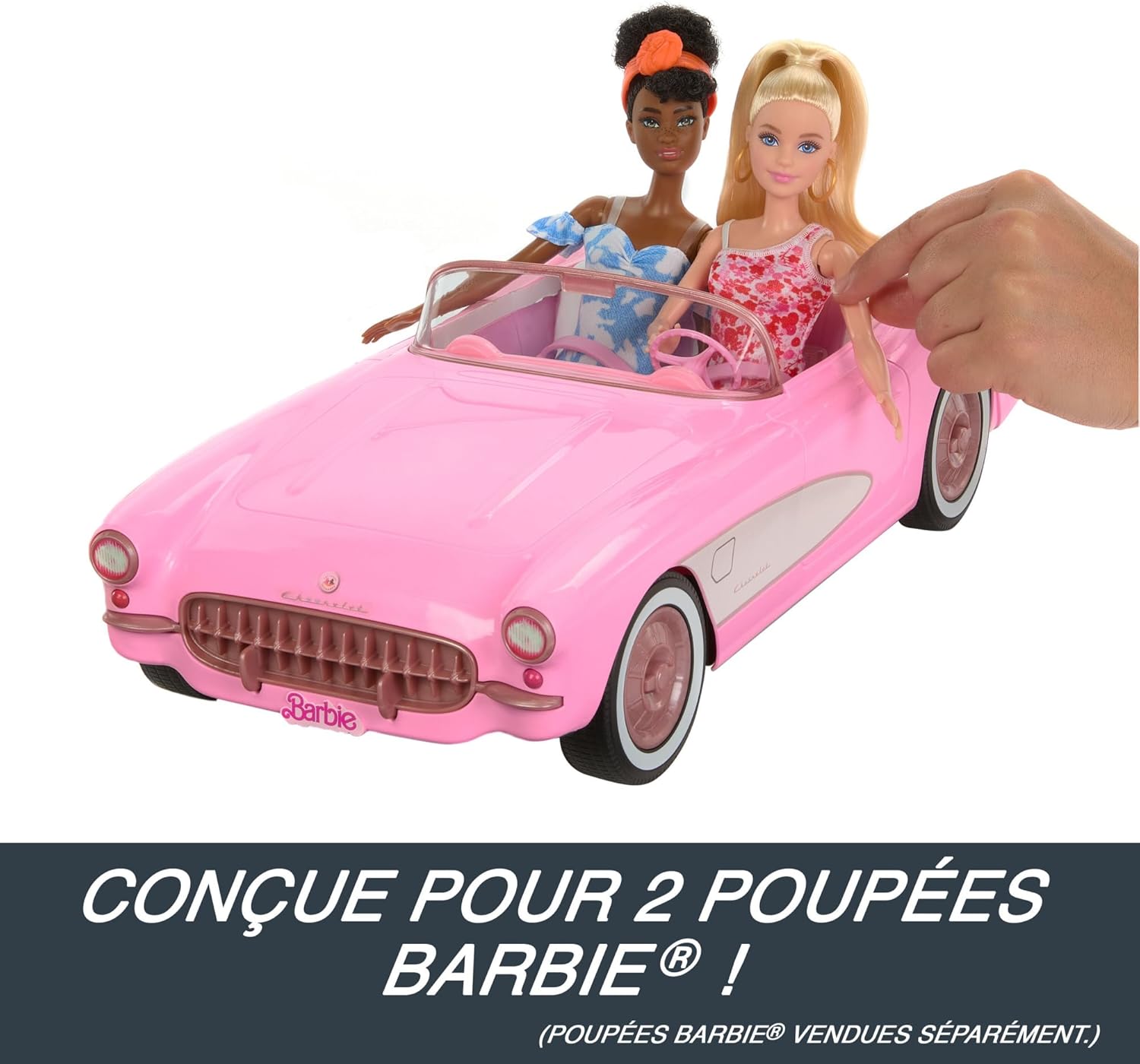 Corvette radiocommandée Barbie Le Film en métal, style moderne – Image 4