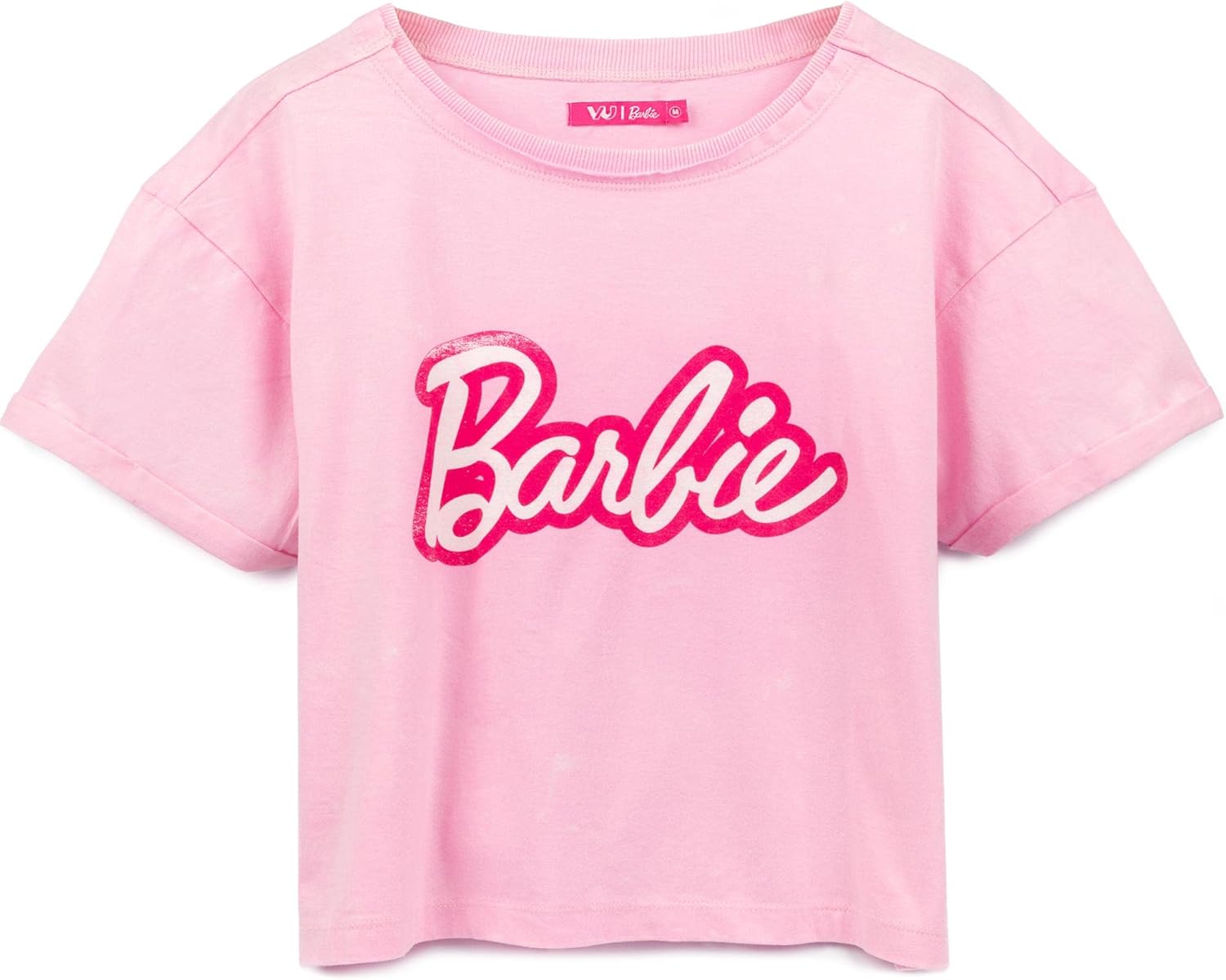 Crop top Barbie femme en 100% coton