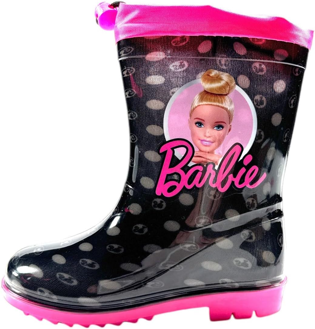 Botte Barbie fille en caoutchouc imperméable pour temps froid – Image 3